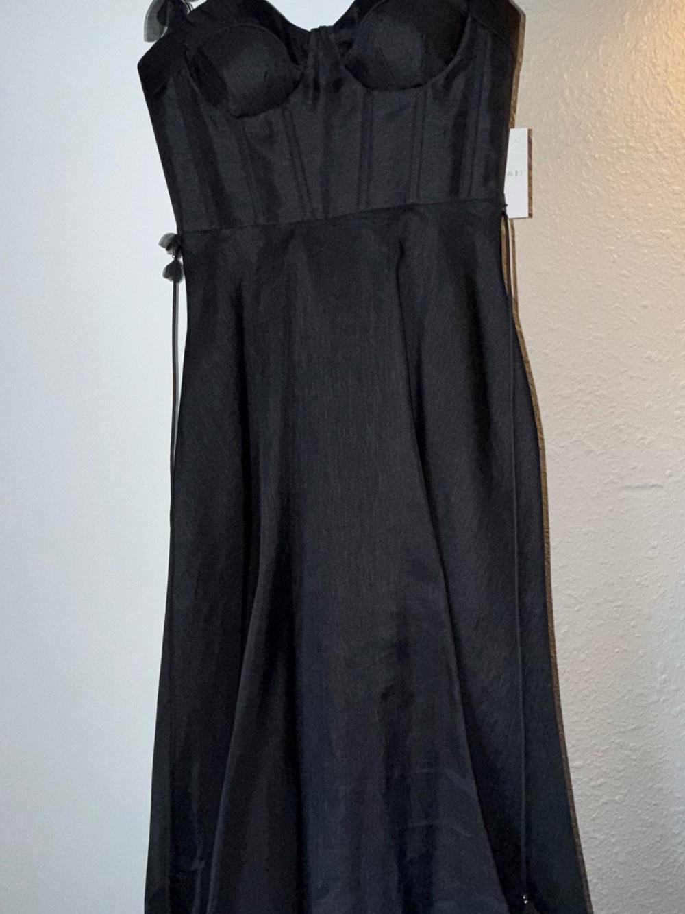 Black Formal Zimmerman Midi Dress - Picture 3 of 5